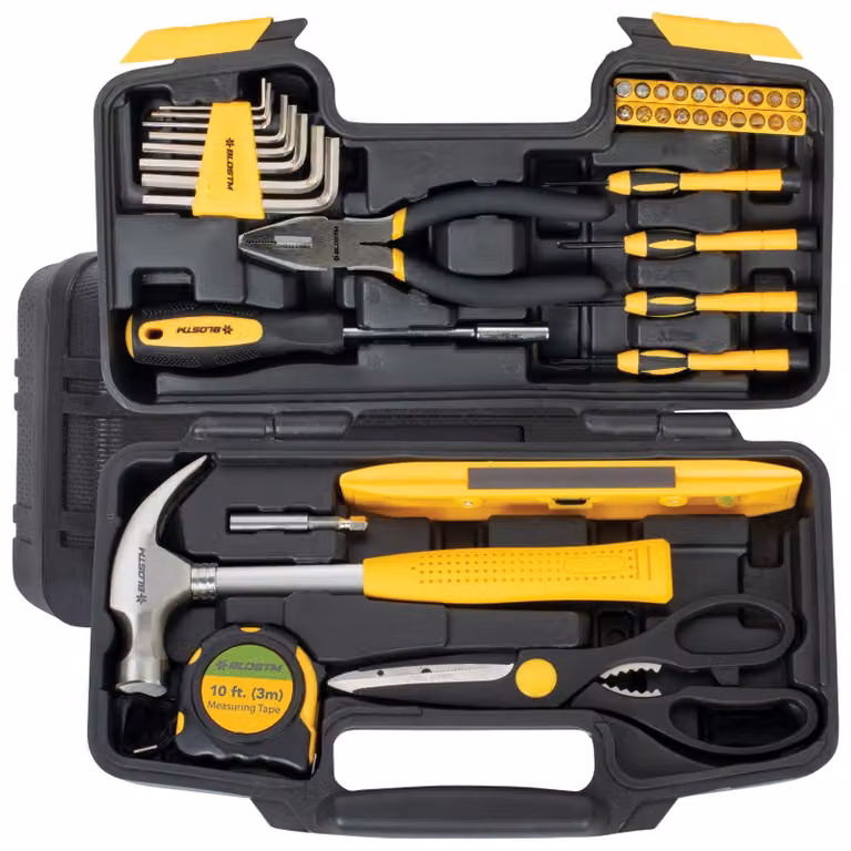 Omgoods - Set di 39 utensili manuali per proprietari di case e professionisti