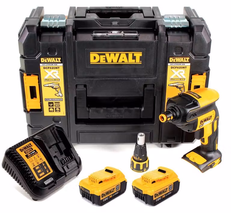 DeWalt DCF 620 M2 18 V Trapano avvitatore per cartongesso in valigetta TSTAK II + 2x Batterie 4,0 Ah + Caricatore
