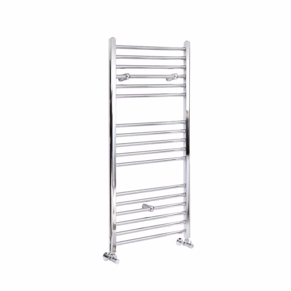 Scaldasalviette Piatto Cromato - Termoarredo Bagno - 1200 x 500mm - 315W - Kent