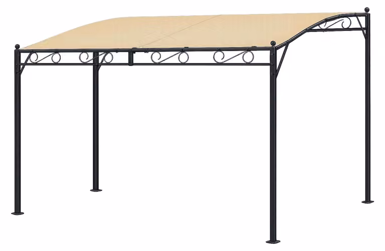 Tetto di ricambio per pergola, dimensioni 250x300 cm, colore sabbia