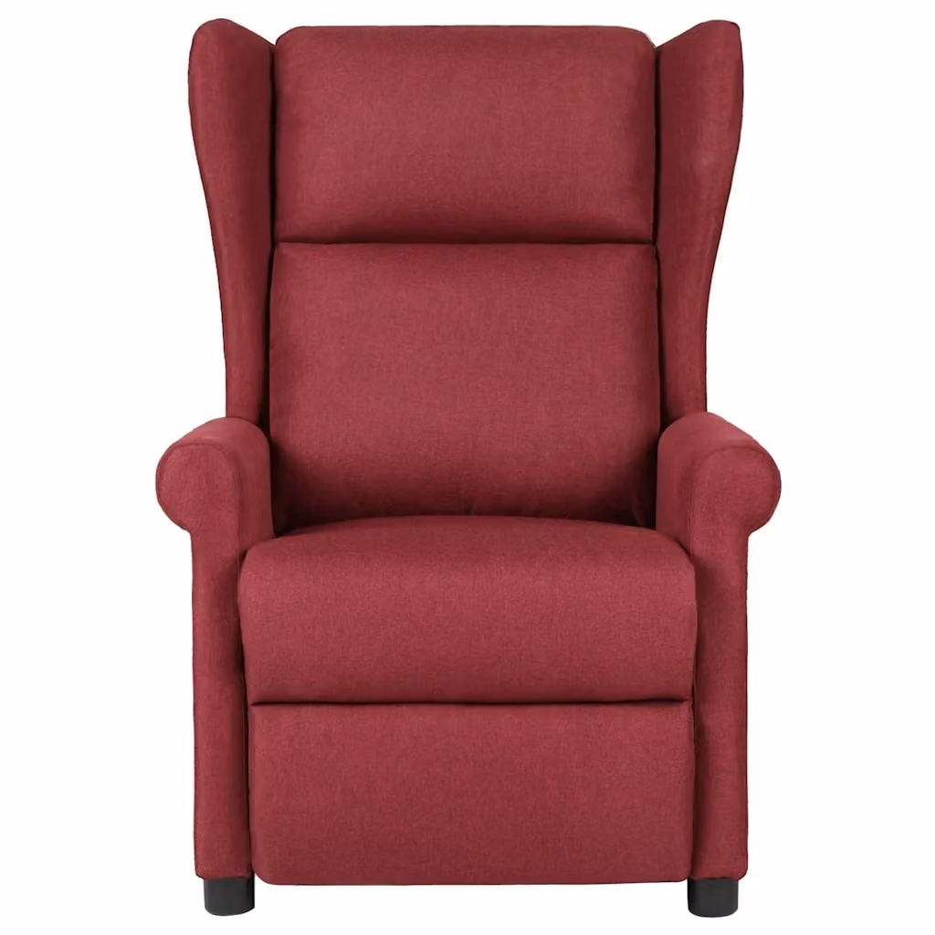 Divano Sedia-Poltrona Massaggiante Elettrica in Tessuto Rosso Vino con Braccioli e Funzione Relax Recliner – 2