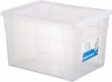 Contenitore Multiuso Stefanplast Visualbox Trasparente con Coperchio L/P/H: 39 x 29 x 24 cm