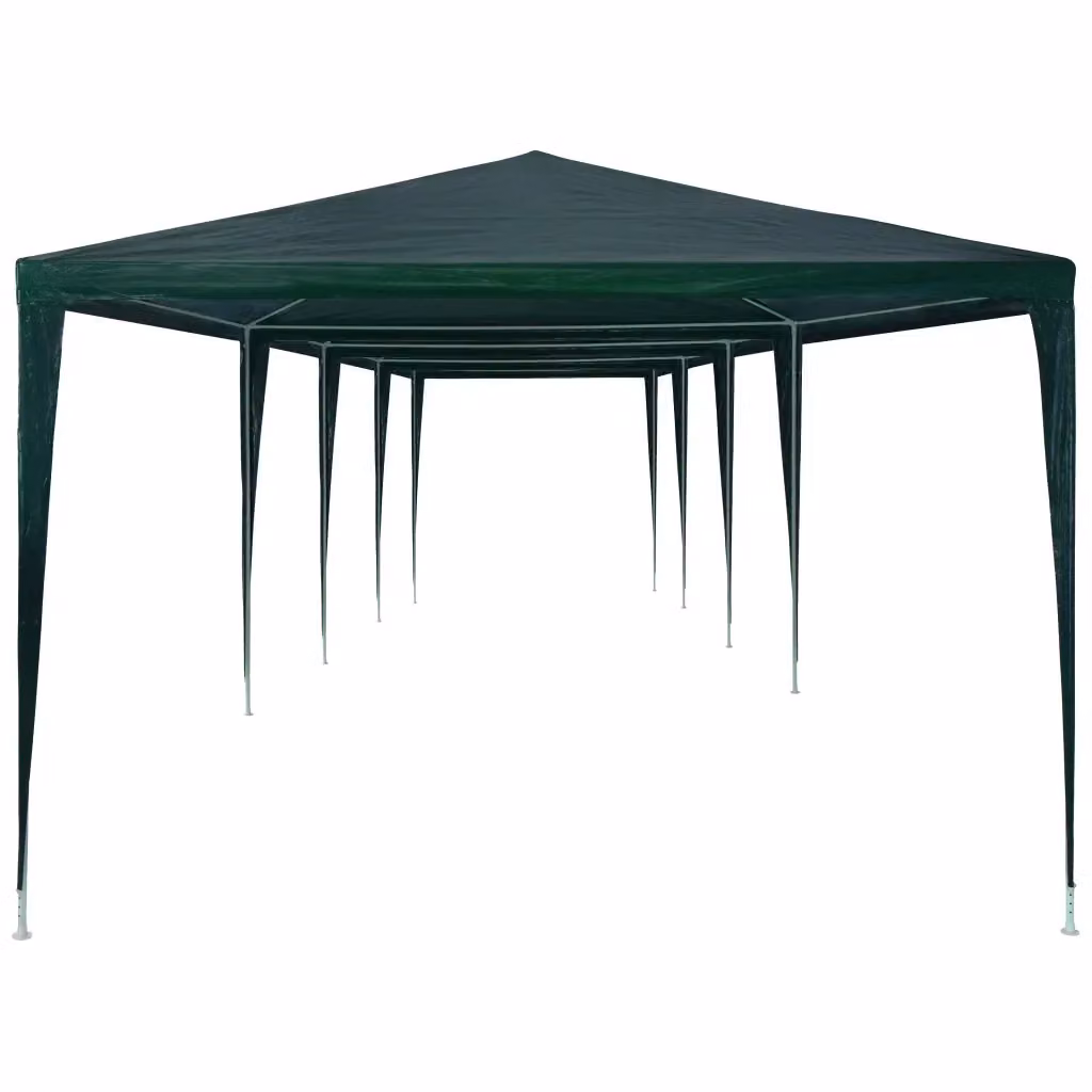 Tendone per feste Videx in plastica e acciaio di colore verde L: 1200 cm, P: 300 cm, H: 255 cm – 2