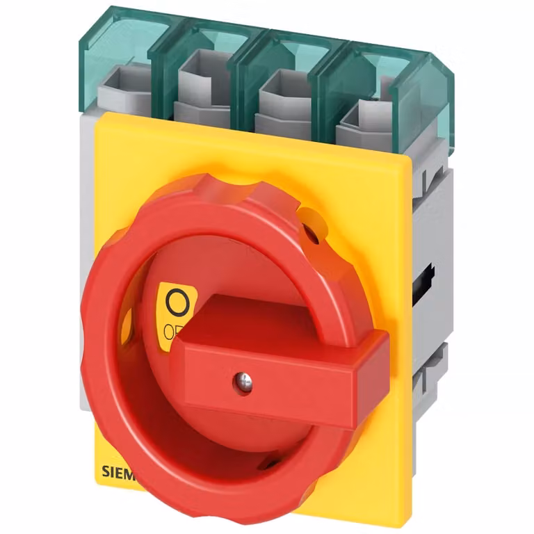 Siemens SENTRON, sezionatore 3LD5 UL, interruttore di arresto di emergenza, a 4 poli, omologato 3LD52200TL13