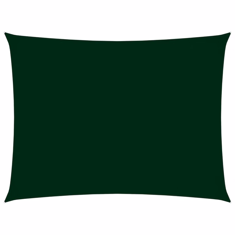 The Living Store Tenda da sole in tessuto Oxford rettangolare 2x4,5 m verde scuro