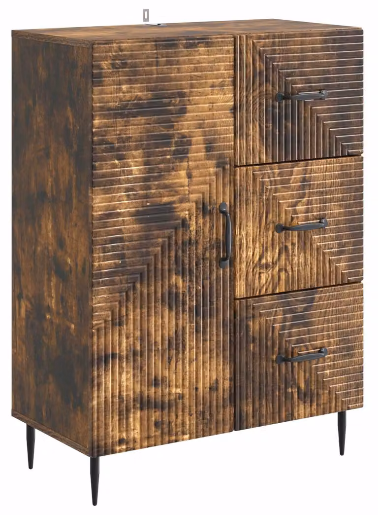 Credenza Rovere Fumo 66 x 34,5 x 89,5 cm Legno ingegnerizzato