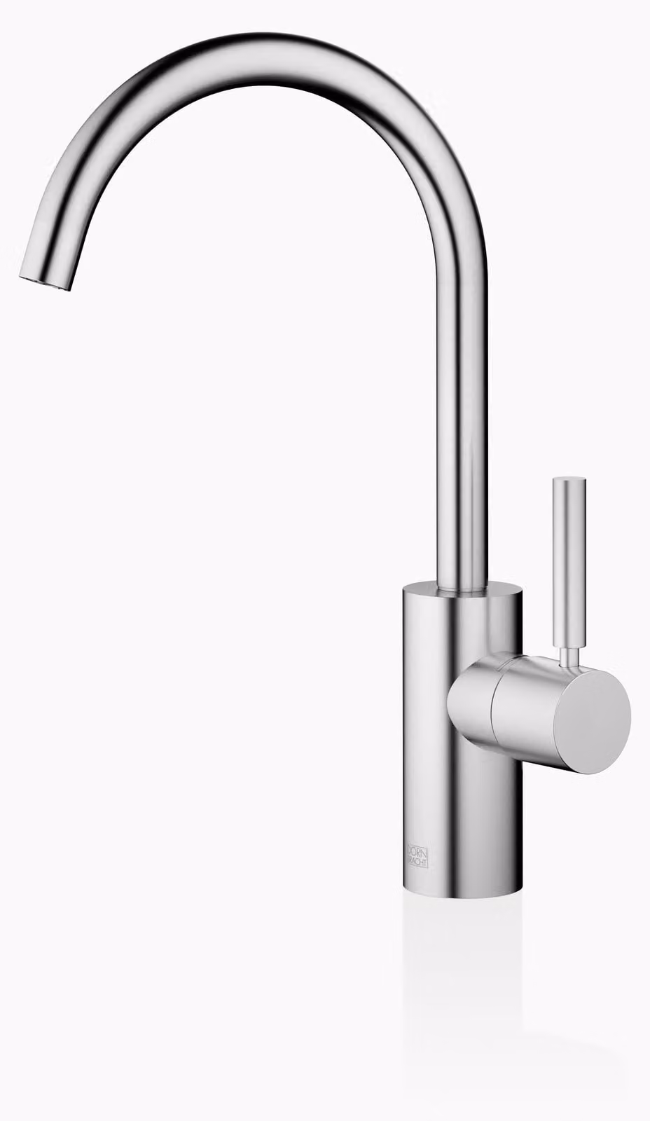 Dornbracht META Mitigeur monocommandé pour lavabos sans vidage, saillie 167mm, bec orientable 360, 33505661-93, 33505661-93