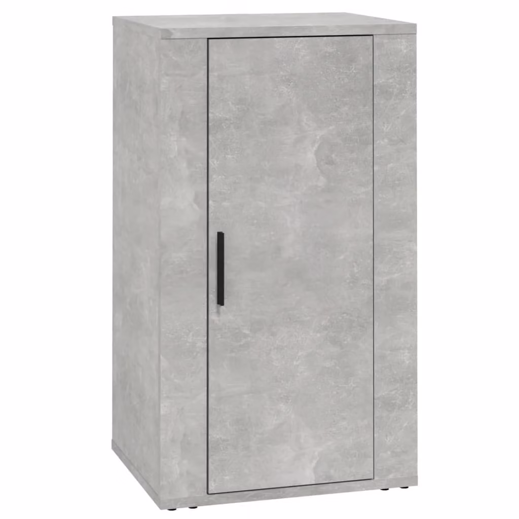 Credenza Grigio Cemento 40x33x70 cm in Legno Multistrato