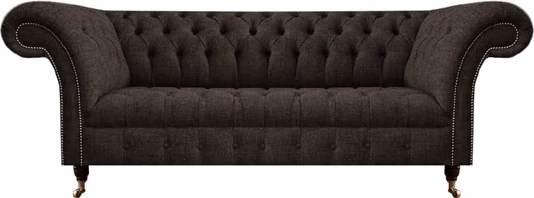 Designer Sofa Dreisitze Couch Wohnzimmer Chesterfield Luxus Polstermöbel