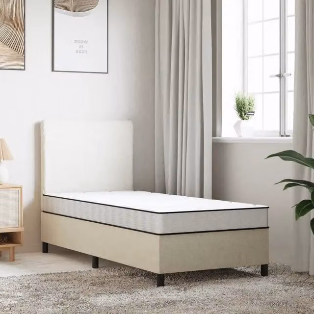 Materasso in schiuma Design Mania, comfort medio, L: 70 cm x P: 200 cm, colore bianco e nero
