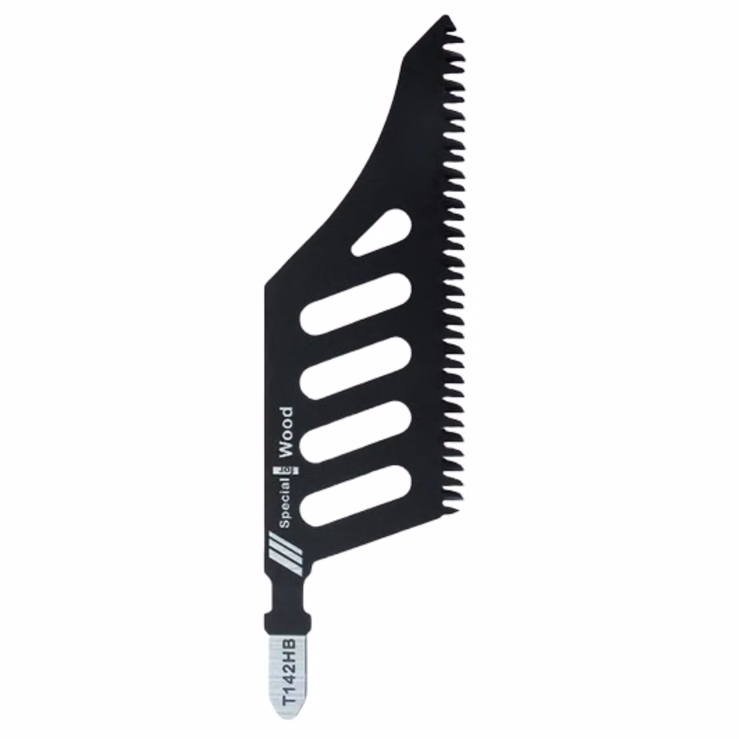 Set di 5 lame per seghetto alternativo 111,5 x 32 x 2 mm per legno, plastica, lama per seghetto alternativo Acciaio al carbonio con dentatura grossa - JIGSPRO
