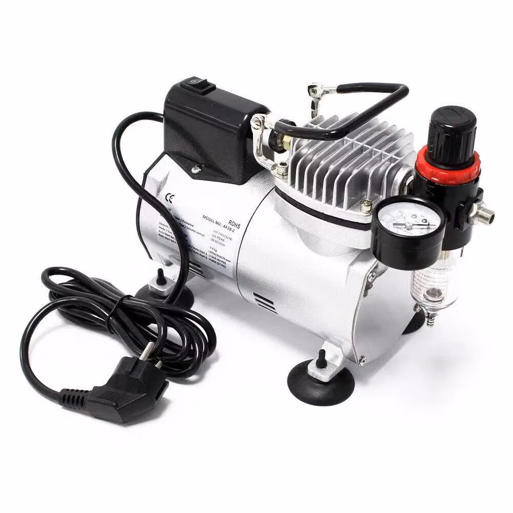 Compressore per aerografo silver L/P/H: 25,5 x 13,5 x 17 cm – 2