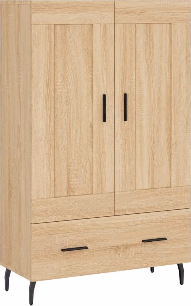 Credenza Rovere Sonoma 69,5x31x115 cm in Legno Multistrato