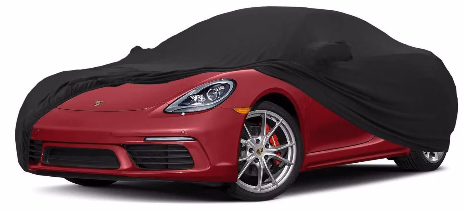 Copertura protettiva per auto, compatibile con modelli Porsche 718 Boxster/Cayman 986-982, realizzata in tessuto elastomerico, adatta sia per uso interno che esterno