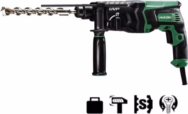 Tassellatore HiKOKI DH28PBY da 850W con 2 modalità di lavoro, colore verde
