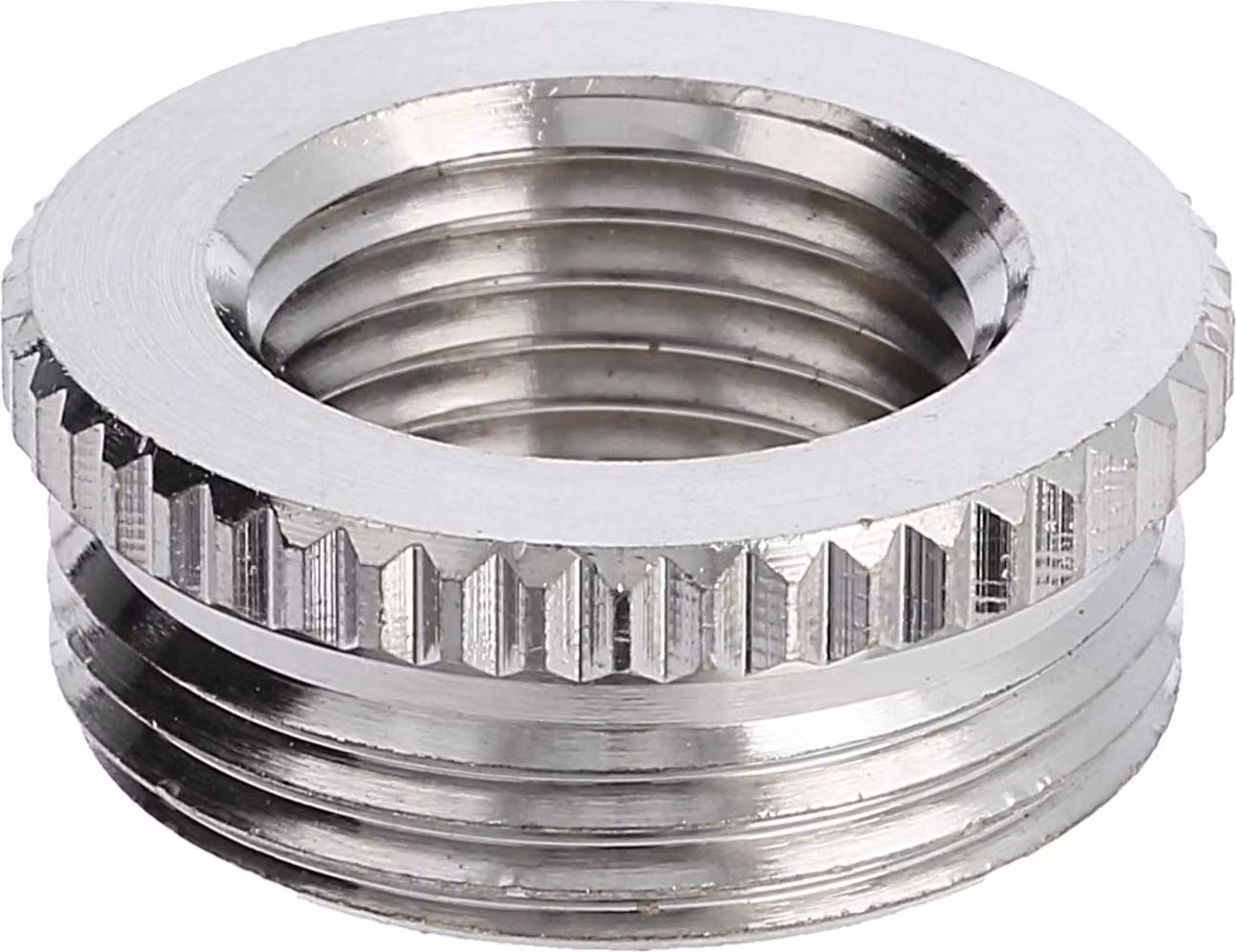 WISKA Riduzione PG/PG da PG16x1,41 a PG9x1,41 MRR-16/09 tondo ottone (CuZn) nichelato Filettatura di collegamento 6,5 mm - 1