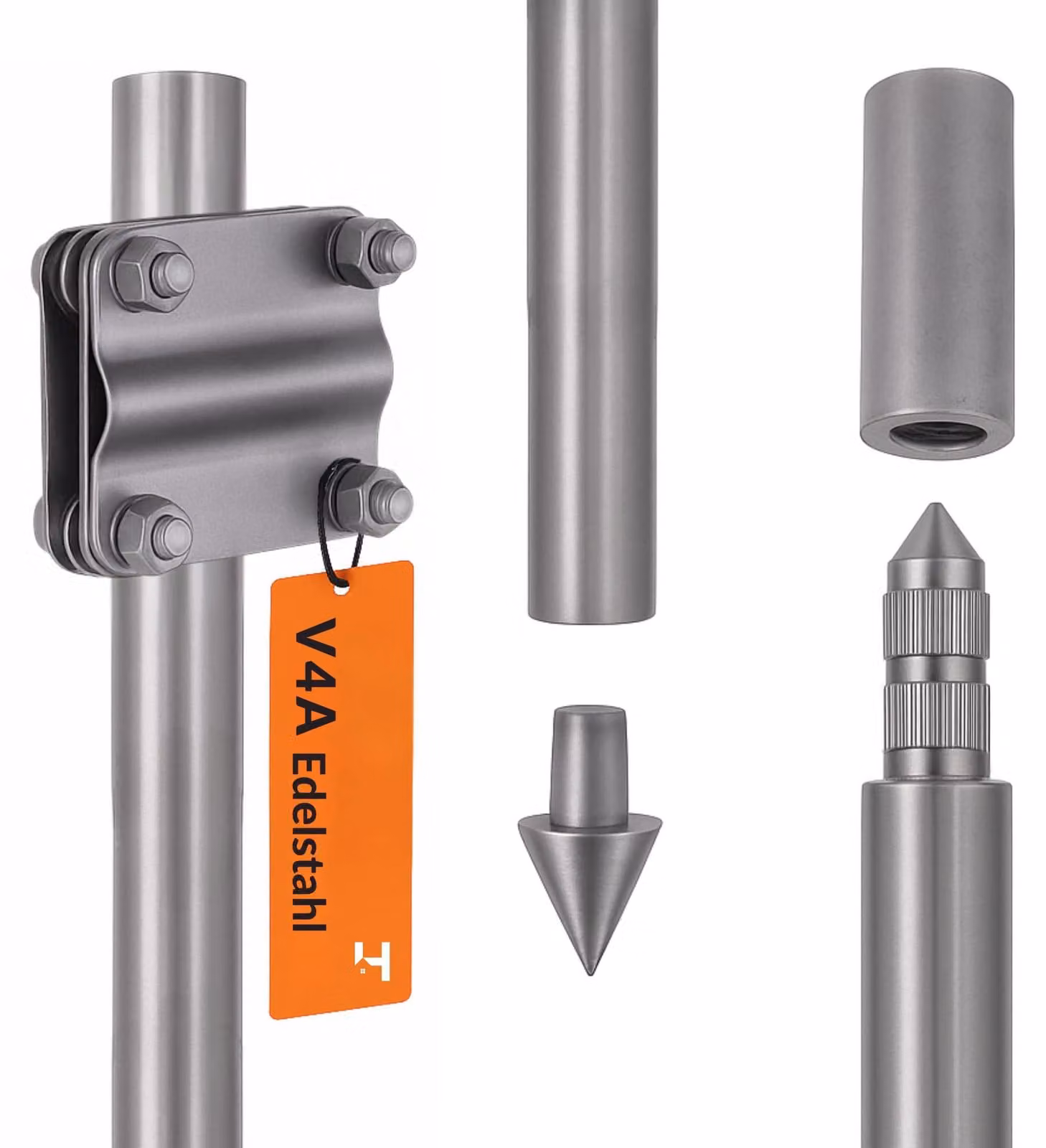 Haus-Held Kit dispersore inox V4A 20 mm, 1,5 m, MECH