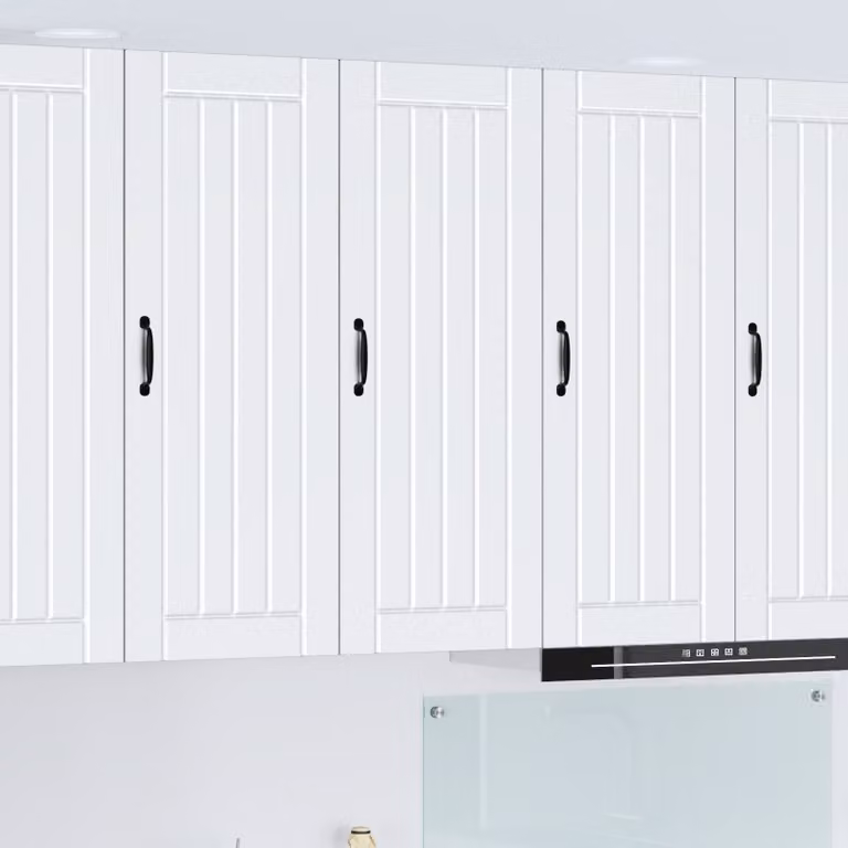vidaXL Armadietto a muro LUCCA Bianco moderno con ante a battente e ripiani interni L: 40 cm, P: 31 cm, H: 100 cm