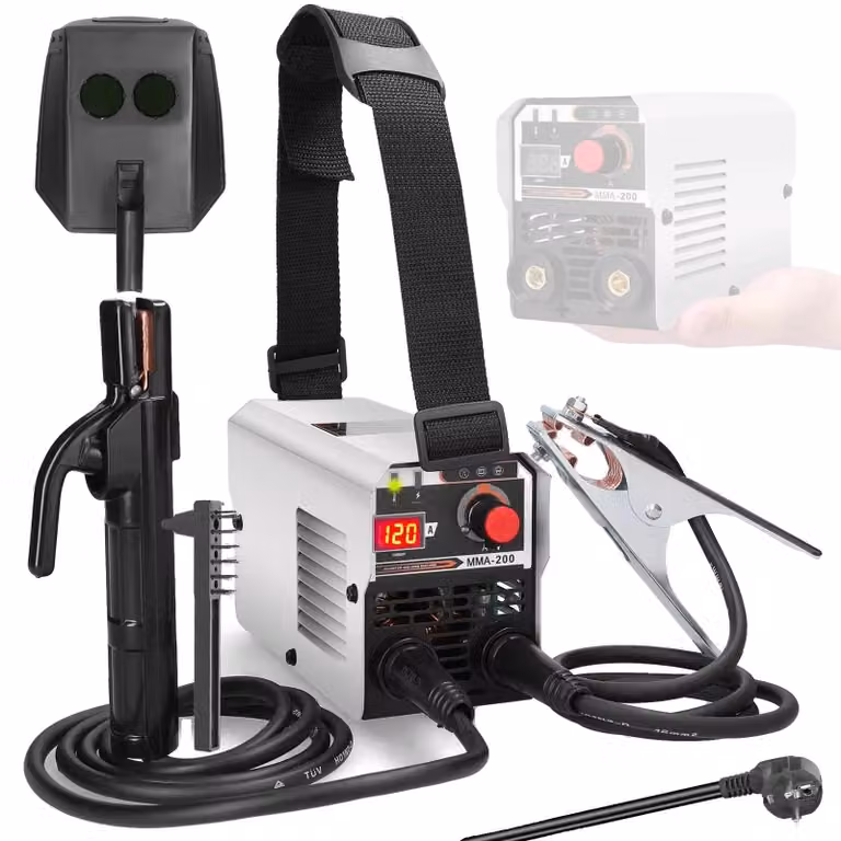 Saldatrice MMA, tecnologia a inverter IGBT, design portatile, spina UE-a