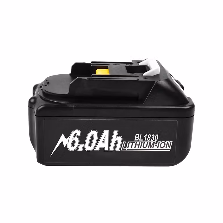 Batteria Makita 18V, capacità 90Ah, funzione lampada da lavoro, batteria 6.0AH