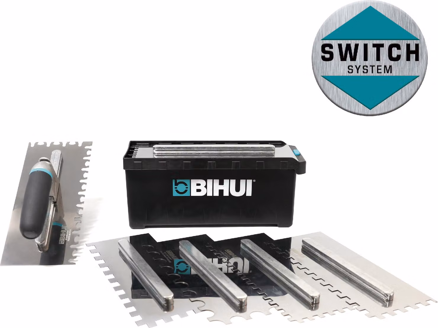 BIHUI Set di spatole per piastrelle 280x115 mm - 8 pezzi PTSJG8