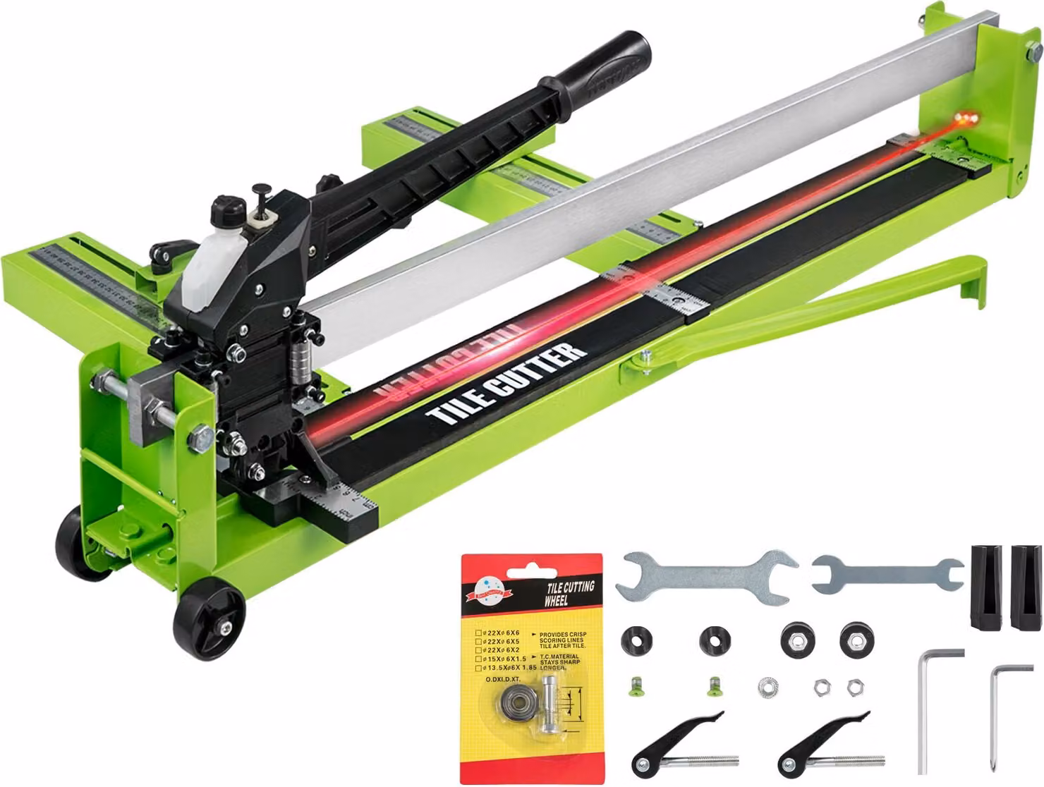 Taglierina manuale professionale per piastrelle 1000 mm Taglierina per piastrelle Larghezza minima di taglio 35 mm Taglierina professionale per piastrelle Piatto base 10 cm