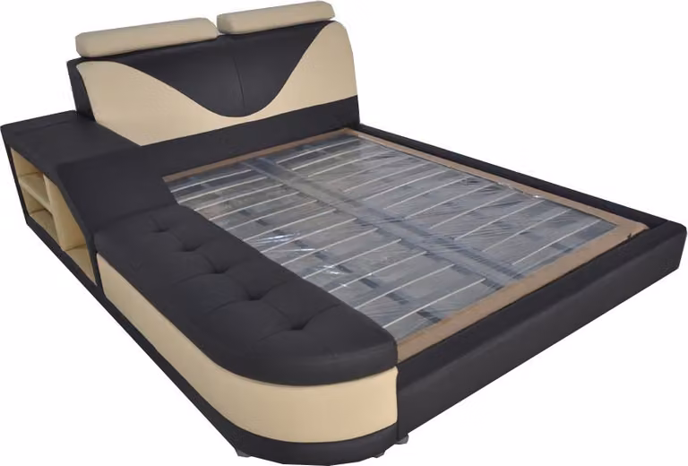 Design Luxus Bett Polster Ehe Hotel Moderne Betten Leder 140/160/180/200 LB8817