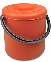 Pattumiera con coperchio a ribalta Stefanplast EUREKA Rossa 20 Lt