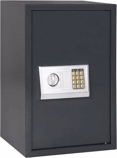 Cassetta di sicurezza digitale Grigio scuro 40 x 35 x 60 cm 42011309