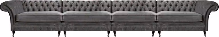 Chesterfield Designer Sofa Wohnzimmer Couchen Luxus Polster 4-Sitzer