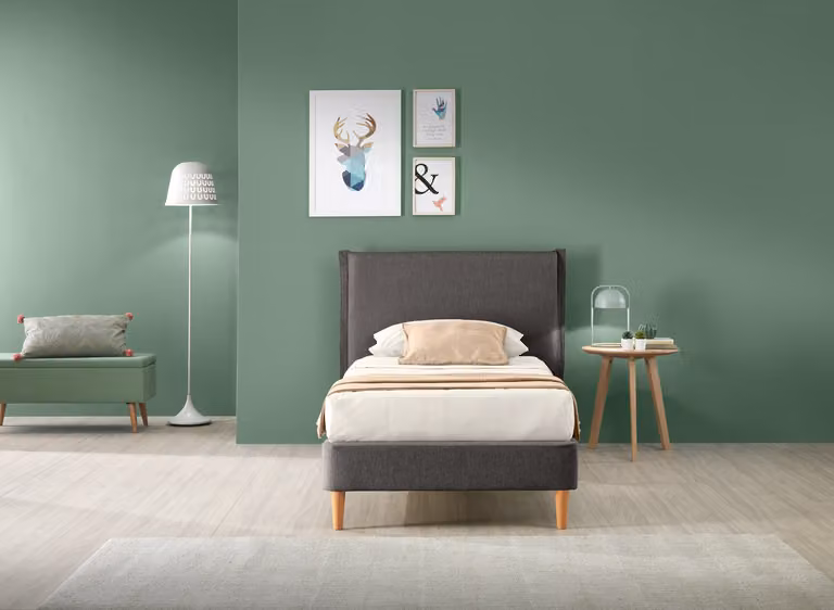 Letto PARIGI Tortora 90 x 200 cm