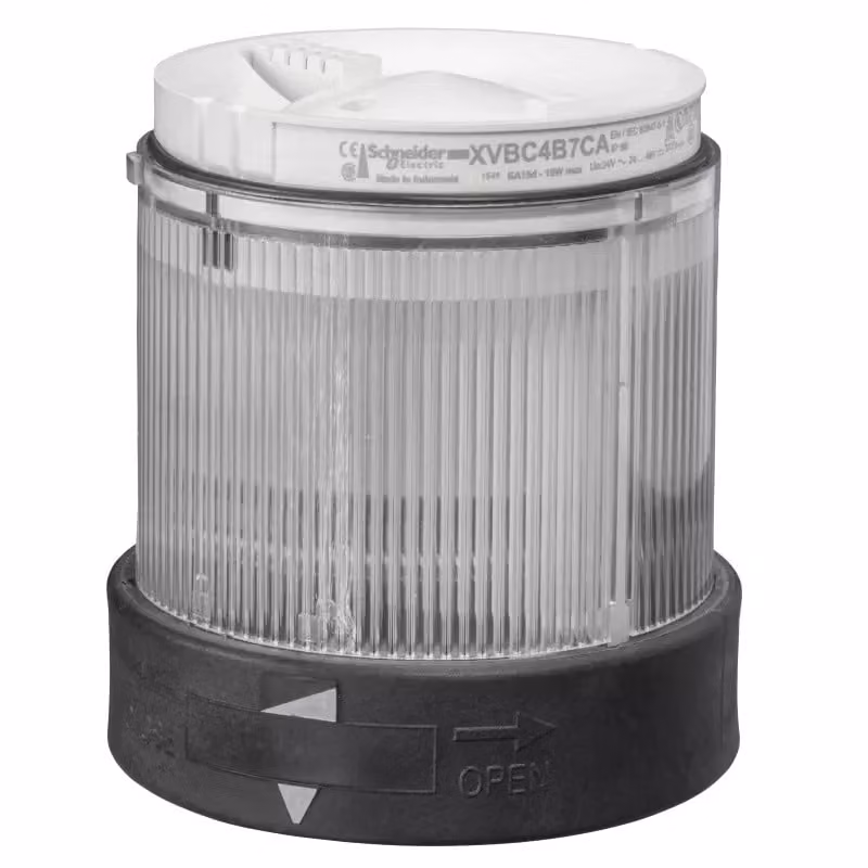 Elemento luminoso Schneider Electric, luce lampeggiante, incolore, 24 V CA/CC XVBC5B7
