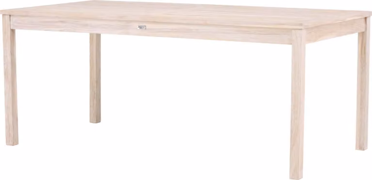 FURNLUX Tavolo da pranzo Kenia Beige 90cm / Colore principale: Beige / Dimensioni: 90 x 180 x 75 cm