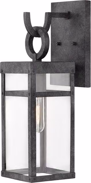 Applique esterno Porter zinco anticato E27 60W Quintiesse