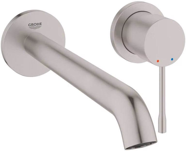 Grohe Essence, mitigeur lavabo 2 trous, saillie 230mm, montage mural, 29193DC1, 29193DC1