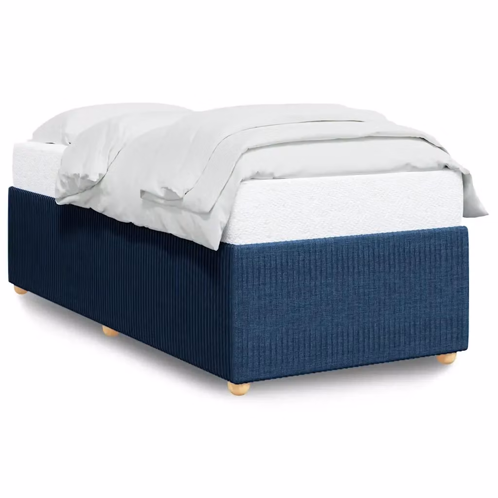 Giroletto vidaXL in tessuto blu senza materasso L: 90 cm, P: 200 cm – 2