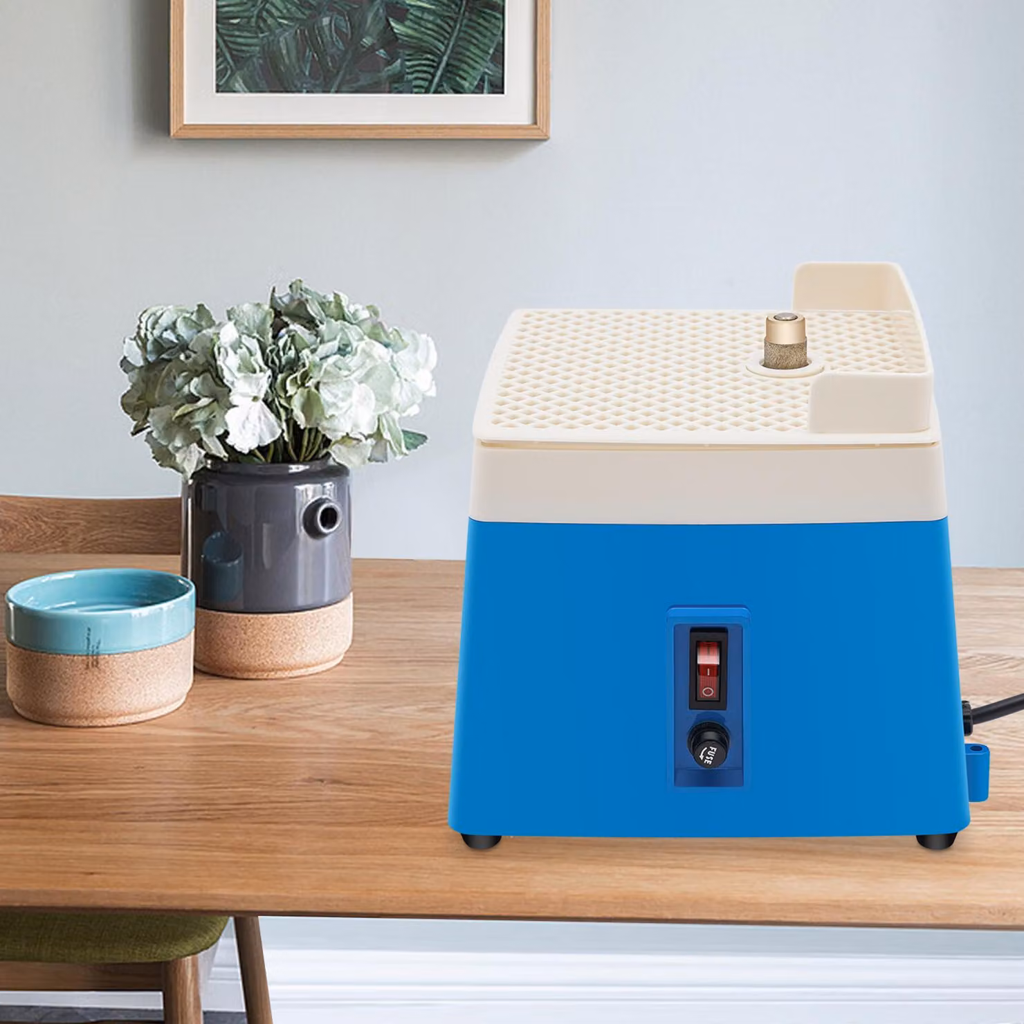 Levigatrice Vetroceramica mini - blu - 65 W di potenza - 4200 giri/min