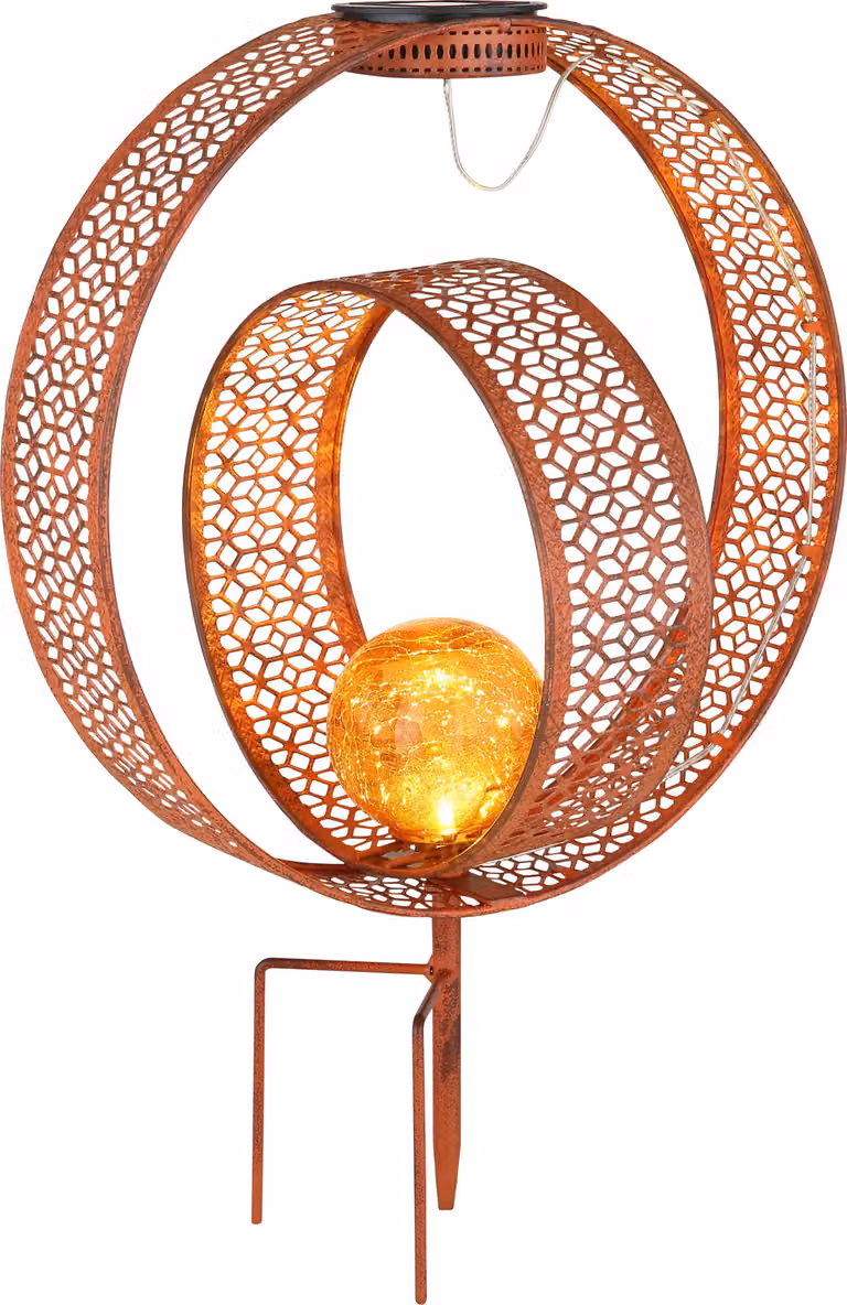 Luce solare da giardino modello ad anello lampada solare da esterno luce solare 33644R