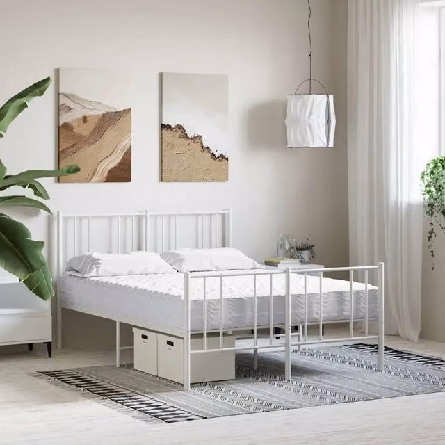 Materasso in Schiuma-Materasso per Letto Bianco 120x210 cm Durezza H2 H3