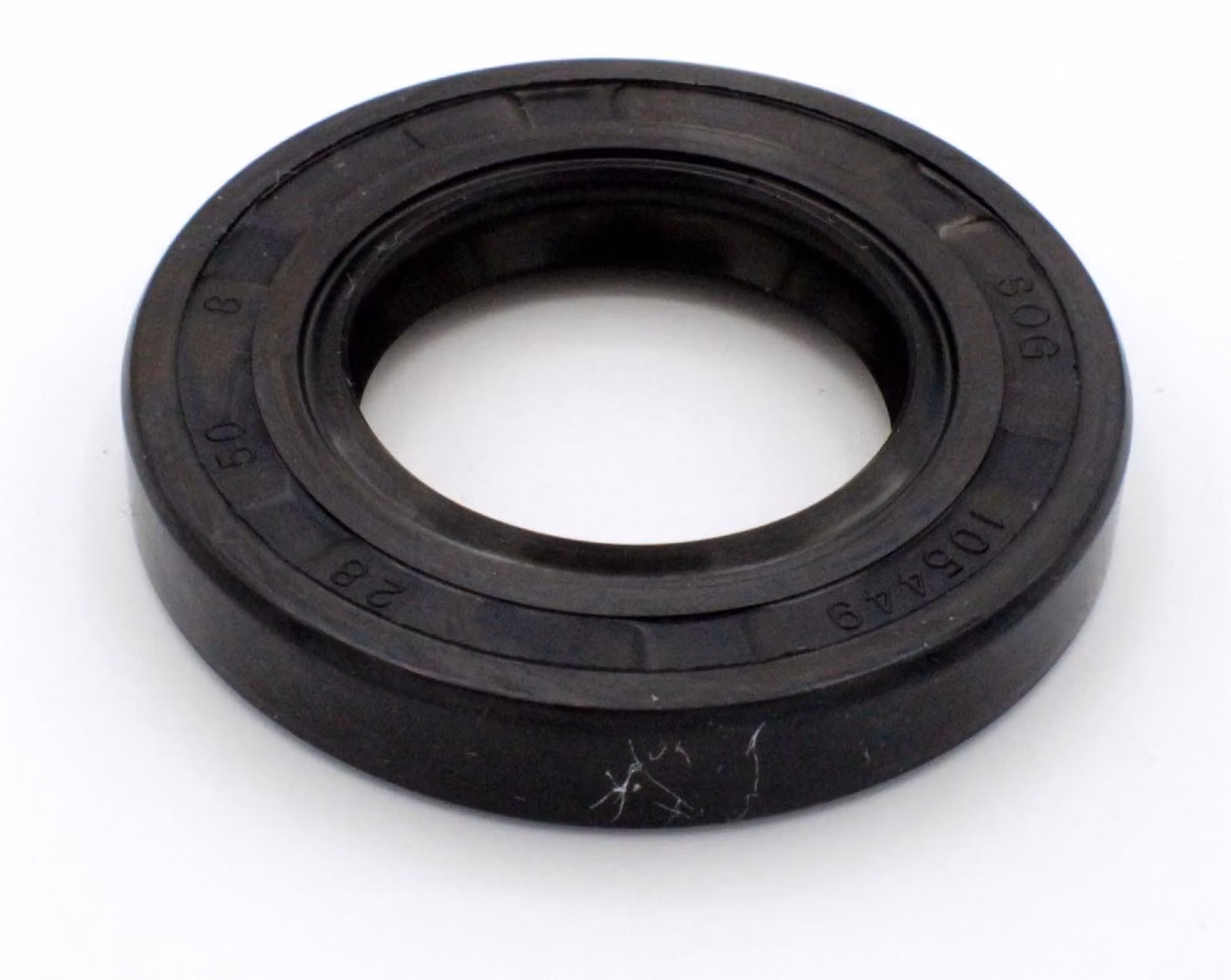 Guarnizione radiale per albero, dimensioni 28x50x8 mm, materiale NBR 70, conforme alla norma DIN 3760