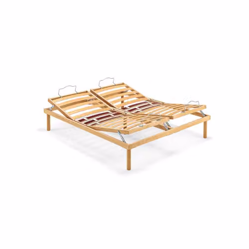 Rete con doghe in legno e movimento manuale Evoluta 200 - Ennerev