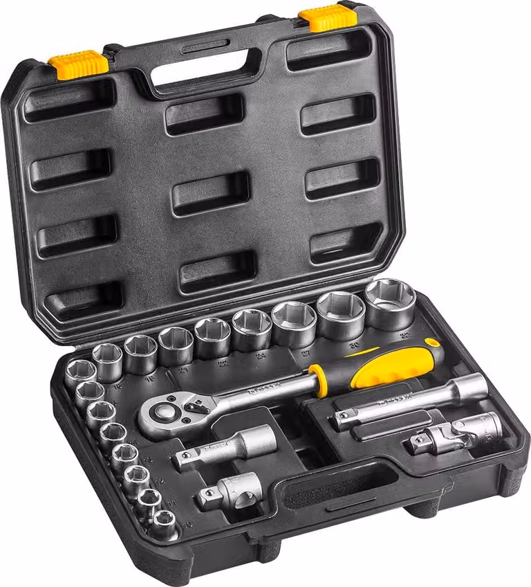 TOPEX Chiavi a bussola 1/2", set di 21 pezzi.