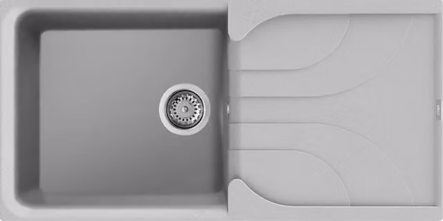 Lavello EGO 480 100X50 1 vasca + gocciolatoio NUVOLA 79
