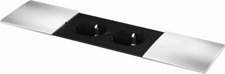 Presa da incasso Due 2x Schuko, presa da cucina, presa da cassetto, presa da ufficio