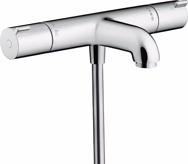 hansgrohe Ecostat thermostat de baignoire 1001 CL, apparent, saillie 182mm, 2 consommateurs, chrome, 13201000, 13201000