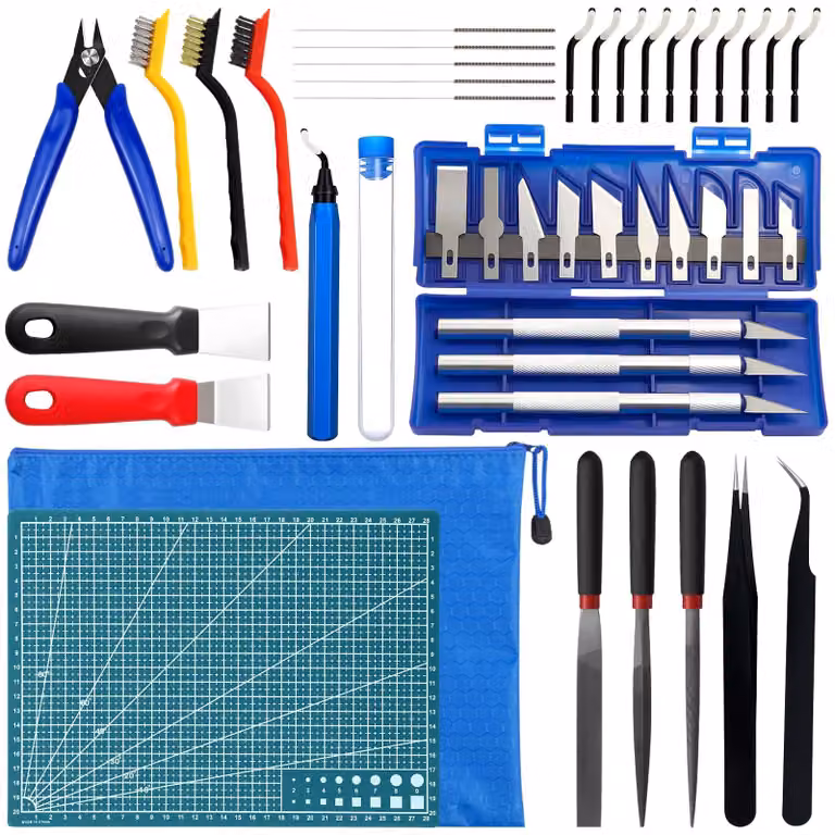 Kit di strumenti per stampante 3D, set da 42 pezzi con accessori