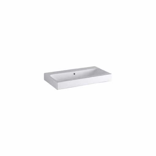 Geberit iCon lavabo 750x485mm blanc, sans trou de robinetterie, 124078600, 124078600