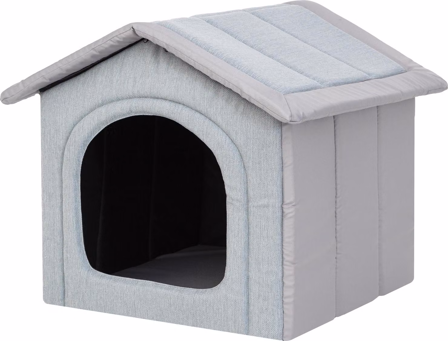 Cuccia per cani, rifugio, luogo di riposo, tana - Inari - 52 x 46 x 53 cm [Dimensione: R3] - Grigio tortora