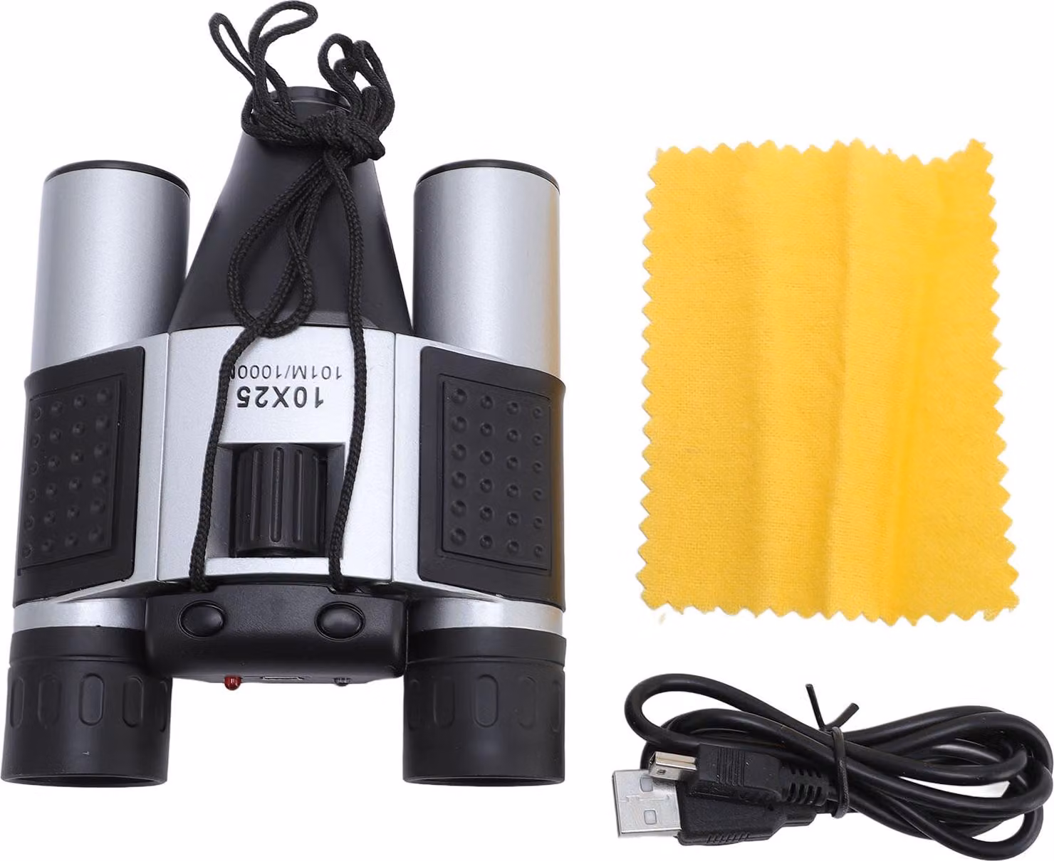 binocolo digitale 10x25, videocamera HD, ingrandimento 10x, telescopio portatile con scheda di memoria da 32 GB