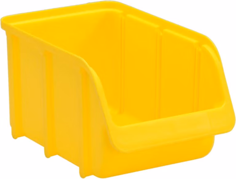 hünersdorff 673200 Sichtlagerkasten Größe 3 3,0 l gelb